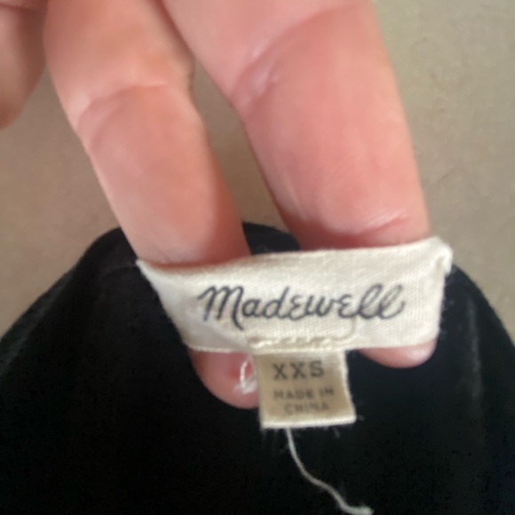 Madewell black muscle midi dress - Picture 6 of 8